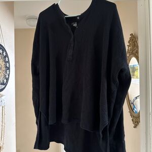 Aerie Black Long Sleeve Tee